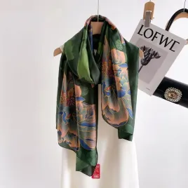 elegancki-damski-szal-duza-chusta-jedwab-na-prezent-180x90-zielony