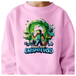 bluza-dziecieca-minecraft-legends-110-116-dla-dziewczynki-chlopca