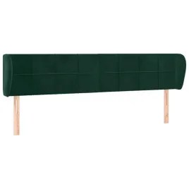 zaglowek-uszak-aksamit-ciemnozielony-203x23x78-88-cm