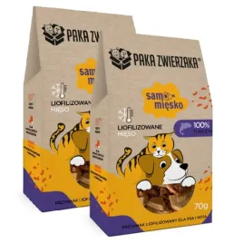 paka-zwierzaka-przysmak-liofilizowany-samo-miesko-tunczyk-zestaw-2pak-2x70g