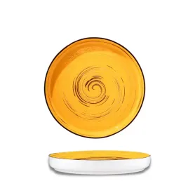 talerz-obiadowy-porcelanowy-z-wysokim-rantem-zolty-wilmax-28-cm