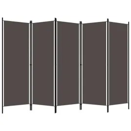 vidaxl-parawan-5-panelowy-antracytowy-250-x-180-cm