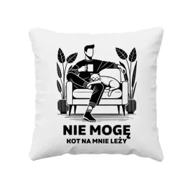 poduszka-z-kotem-smieszna-prezent-nie-moge-kot-na-mnie-lezy