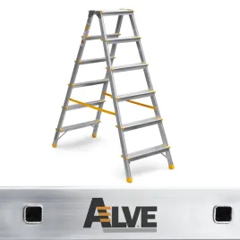 drabina-domowa-dwustronna-2x6-stopni-alve-150-kg