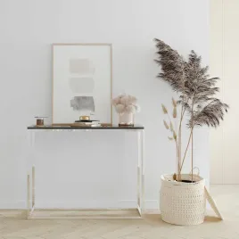 konsola-metal-srebrny-chrom-czarna-loft-100-cm-toaletka