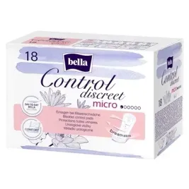 wkladki-dla-kobiet-z-wrazliwym-pecherzem-bella-control-discreet-18-sztuk