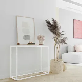 konsola-metal-bialy-stelaz-loft-100-cm-toaletka