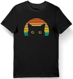 koszulka-meska-z-kotem-retro-czarna-xl