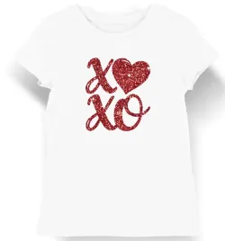 koszulka-damska-xoxo-serce-walentynki-biala-2xl