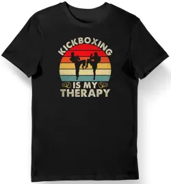 koszulka-retro-kickboxing-z-napisem-kickboxing-is-my-therapy-m