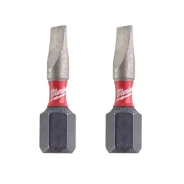 bit-koncowka-udarowa-plaska-shockwave-sl-06-x-45-x-25-mm-milwaukee-2-szt