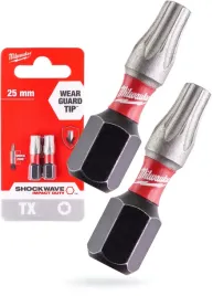 bit-koncowka-udarowa-shockwave-tx20x25mm-milwaukee-2-sztuki