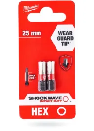 bit-koncowka-udarowa-magnetyczna-shockwave-hex8-x-25-milwaukee-2-sztuki
