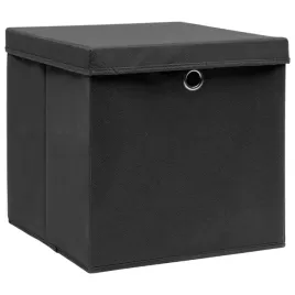 vidaxl-pudelka-z-pokrywami-4-szt-czarne-32x32x32-cm-tkanina