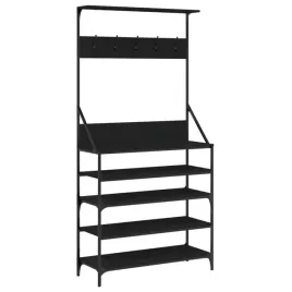 wieszak-na-ubrania-drewno-czarny-90x34x184-cm