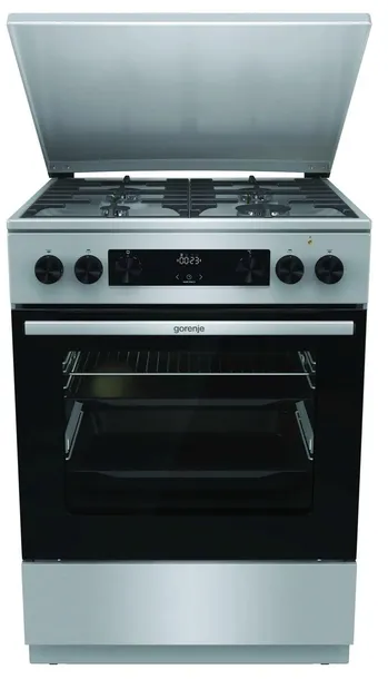 Kuchenka gazowo elektryczna GORENJE GKS6C71XF Srebrna 60cm DYSTRYBUCJA PL