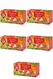 herbata-teekanne-world-of-fruits-strawberry-aromatyzowana-mieszanka-50g-x5