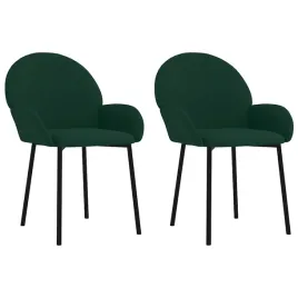 krzesla-stolowe-aksamitne-ciemnozielone-58x57x785-cm