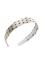 biala-opaska-na-wlosy-o-szerokosci-25-cm-z-brazowymi-kropkami