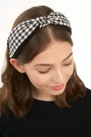 opaska-do-wlosow-z-kokarda-szeroka-w-pepitke