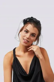 elegancki-fascynator-z-woalka-czarna-kokarda-vintage-retro-pin-up