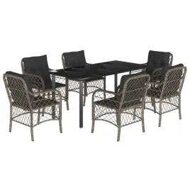 meble-ogrodowe-rattanowe-160x80-czarne-szare