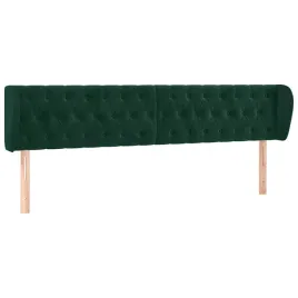 zaglowek-uszak-aksamit-ciemnozielony-203x23x78-88-cm
