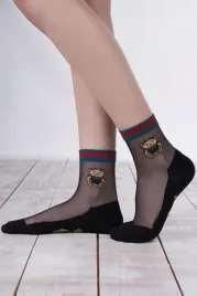damskie-skarpetki-z-haftem-letnie-z-kreskowkowym-nadrukiem