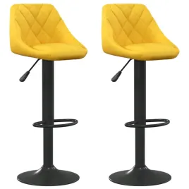 stolek-barowy-aksamitny-musztardowy-46x44x-82-103-cm