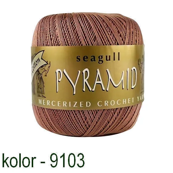 Kordonek Pyramid 100g kakaowy 9103 jak MAXI