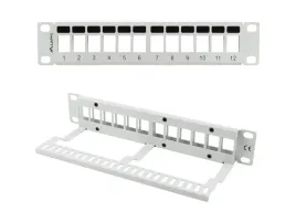 patch-panel-do-szaf-rack-pusty-12-portow-1u-10-organizer-keystone-szary