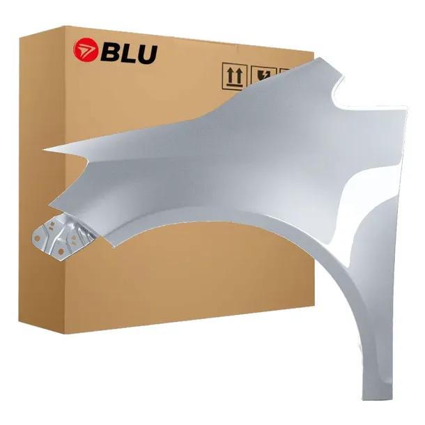 BLU Błotnik VW GOLF V PLUS 5 + LA7W lewy srebrny 05-09 przód ReflexSilber