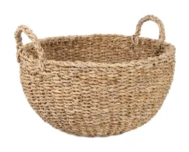 okragly-kosz-z-trawy-morskiej-z-uchwytami-42x42x21-27-cm