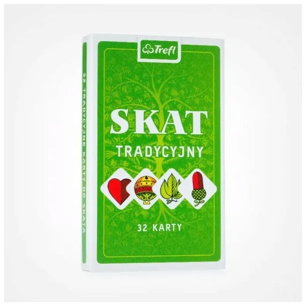 32 Karty Skat. Wzór tradycyjny. Trefl. 1-032-08317