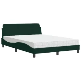 lozko-z-materacem-aksamitne-h2-h3-208x145x745-cm-zielone-biale
