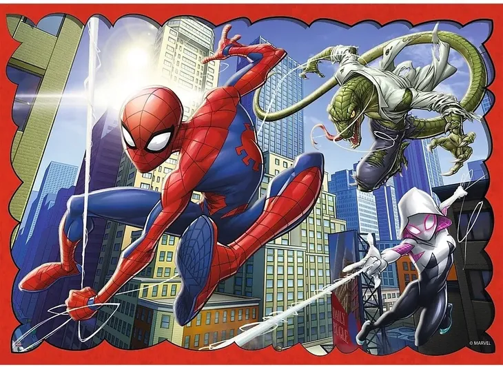 puzzle-4w1-spider-man-marvel-trefl-stan-nowy
