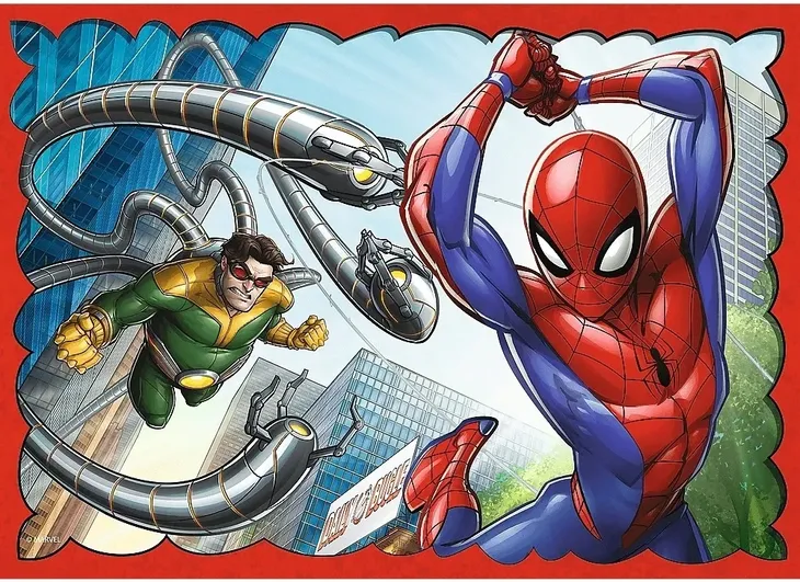 puzzle-4w1-spider-man-marvel-trefl-bohater-spiderman