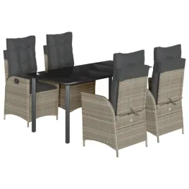 zestaw-mebli-ogrodowych-rattan-pe-czarny-jasnoszary-160x80x74-cm