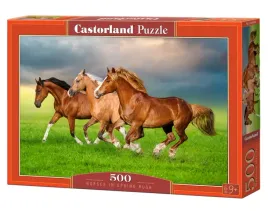 puzzle-500-horses-in-spring-rush-castor