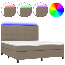 lozko-continental-z-led-203x180-taupe-white-180x200-20cm-5cm-led-55cm-5v