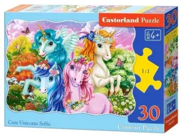 puzzle-30-cute-unicorns-selfie-castor