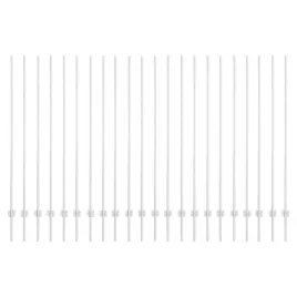 slupek-ogrodzeniowy-22-szt-srebrny-200-cm-stal