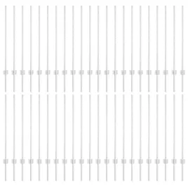 slupek-ogrodzeniowy-44-szt-srebrny-140-cm-stal
