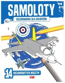 kolorowanki-dla-chlopcow-samoloty-praca-zbiorowa
