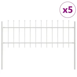 ogrodzenie-ogrodowe-5-szt-bialy-85-x-06-m