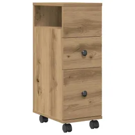 szafka-lazienkowa-waska-dab-artisian-23x33x65-2-szuflady-4-kolka