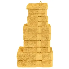 zestaw-recznikow-bawelnianych-solund-zloty-600-g-m2-12-szt