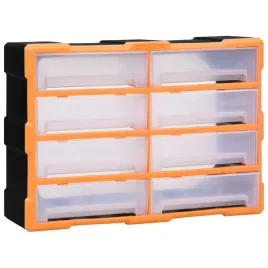 organizer-8-szuflad-pp-52x16x37-pomaranczowo-czarny