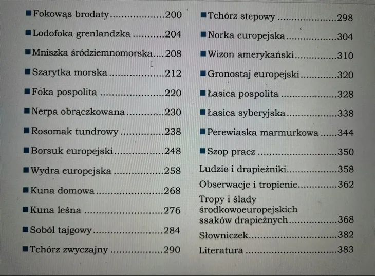 ssaki-drapiezne-europy-wydawnictwo-inne