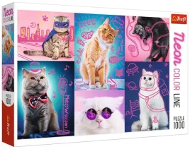 puzzle-1000-neon-color-line-super-cats-trefl-10581